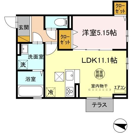 エスカレーズの間取り