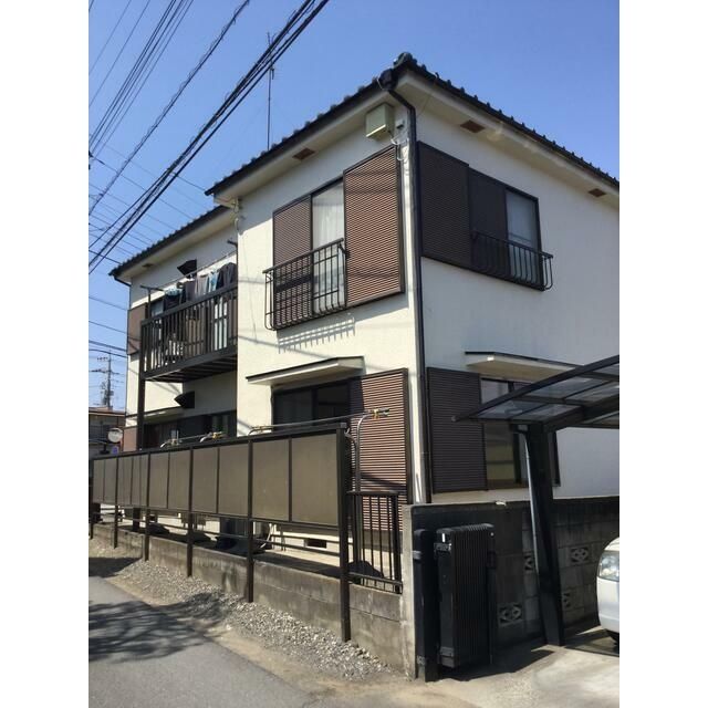 【八王子市諏訪町のアパートの建物外観】