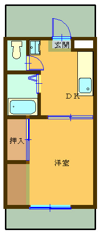 ハイツ立川の間取り