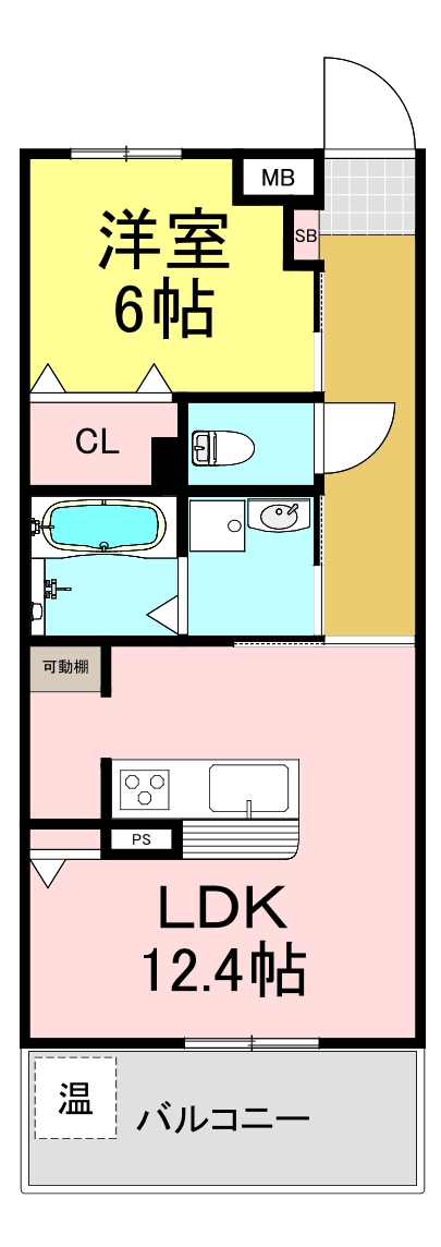 STORYマンション新神田の間取り