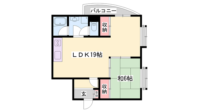 寿ハイツの間取り