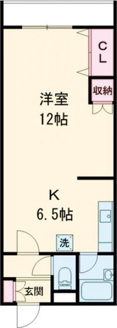 ハイム桔梗Iの間取り