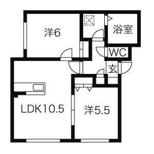 アートヒルズ南郷の間取り