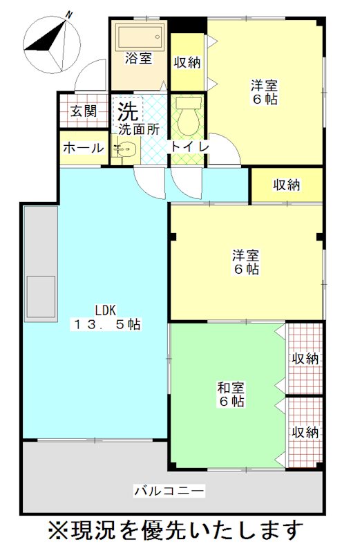 エスポワール佐鳴台の間取り