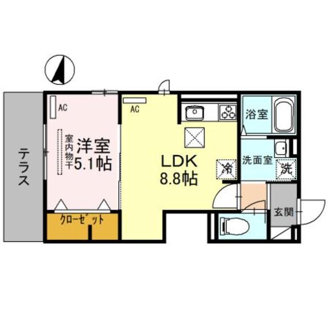 ＬｕＳｏｌｅ嵐山の間取り