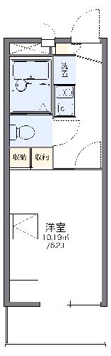 レオパレスコーポ御代川IIの間取り