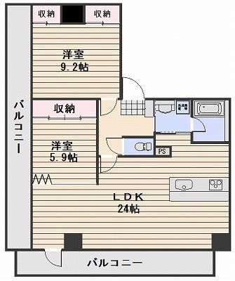 メゾン表町の間取り