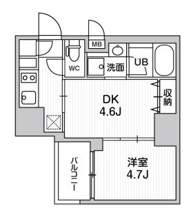 SYFORME大井町IIの間取り