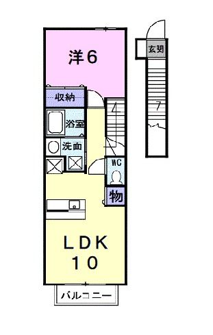 プラシードカーサIIの間取り