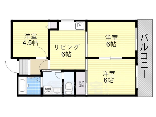 メゾンインペリアル大淀の間取り