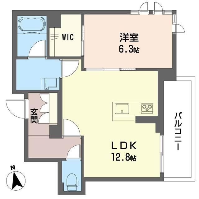 新座市北野のマンションの間取り