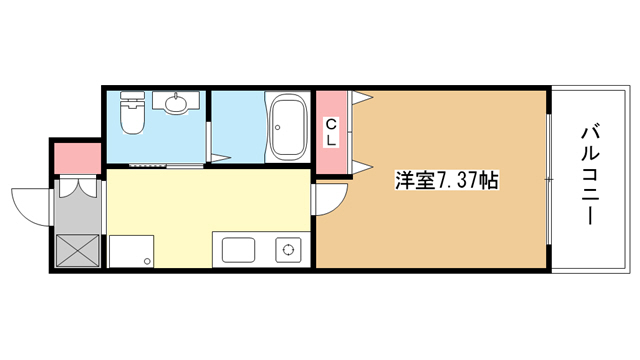 豊中市三国のマンションの間取り