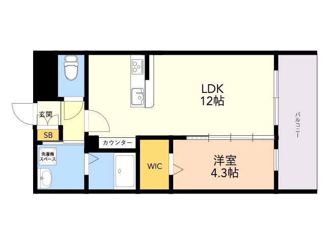 ＫＬ　ＴＯＪＩＮ　ＷＥＳＴの間取り