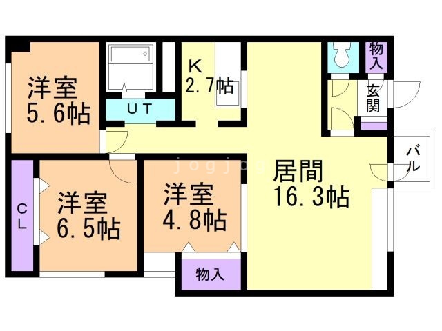 エスパシオ澄川の間取り