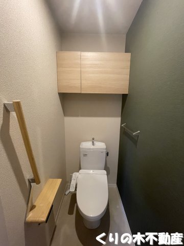トイレ　ゆったりとした空間のトイレです