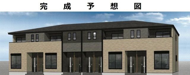 安芸郡海田町砂走のアパートの建物外観