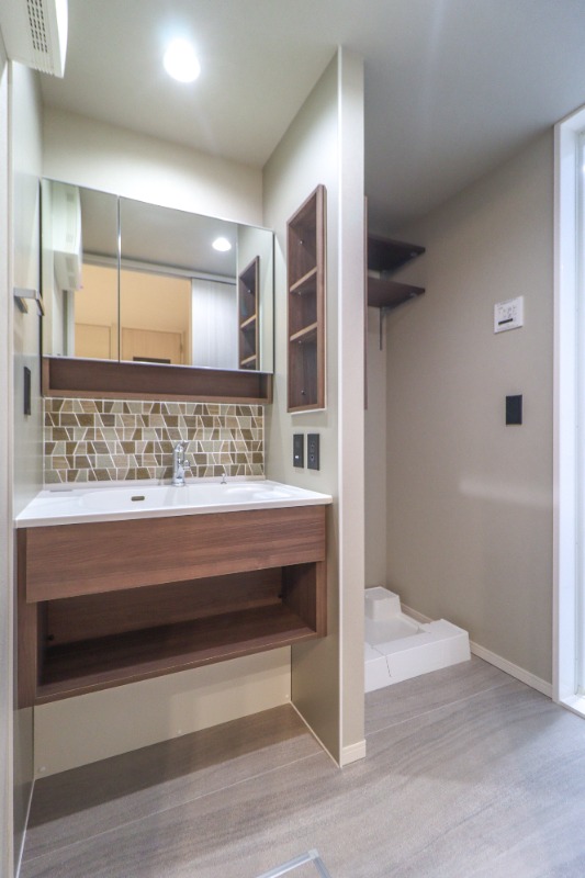 洗面設備　図面と現状に相違がある場合には現状を優先