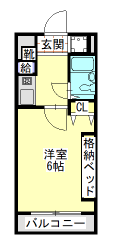 マリオン伊予三島の間取り