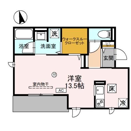 三島郡島本町桜井のアパートの間取り