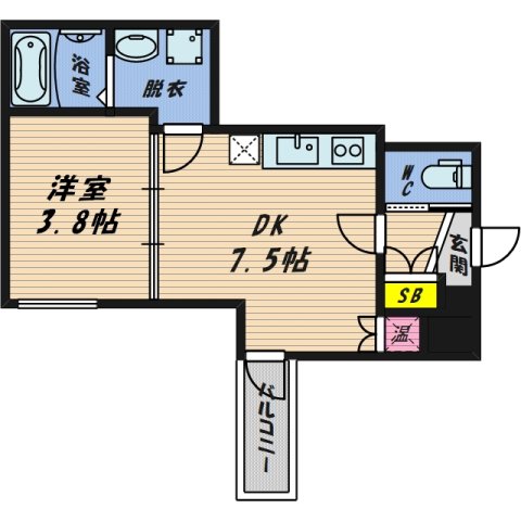 パシフィック千林の間取り