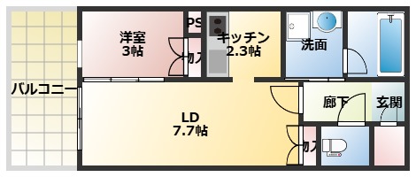 アーバンパーク淡路の間取り