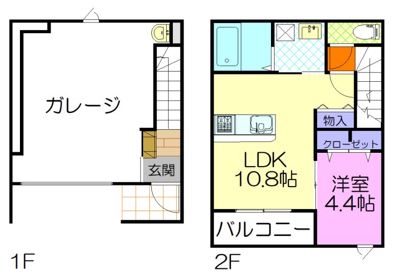 アウトリメッサ Aの間取り