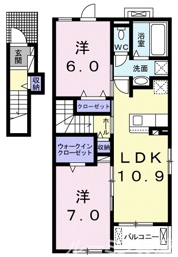 ブリックファイン３の間取り