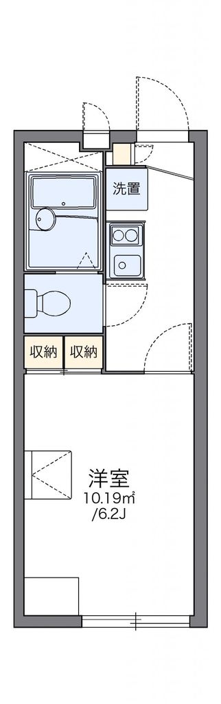 レオパレスビエントの間取り