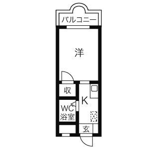 クレールショーワIIの間取り