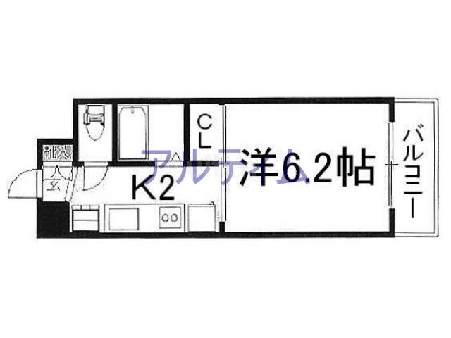 アクアプレイス京都東寺の間取り