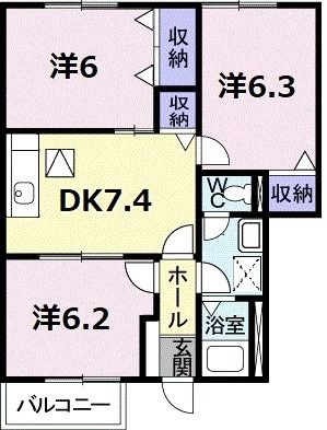 エモーション－２１の間取り