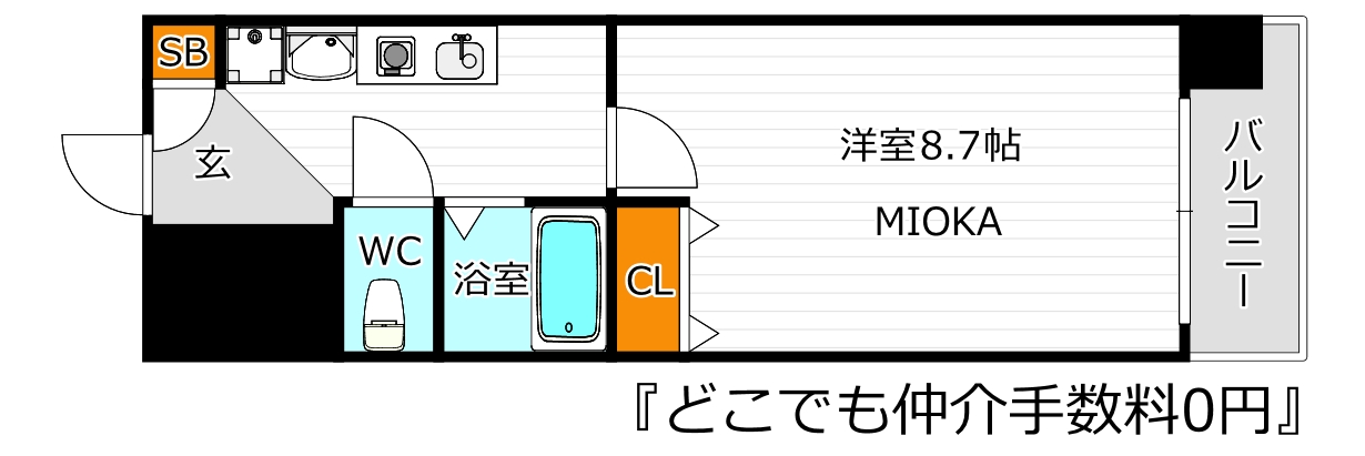 トラスト王子町の間取り