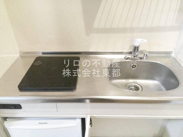キッチン　火を使わず安心でお掃除も簡単なＩＨコンロ１口付です♪