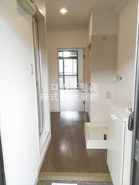 玄関　シューズボックス付☆いつでもスッキリ片付きますね！