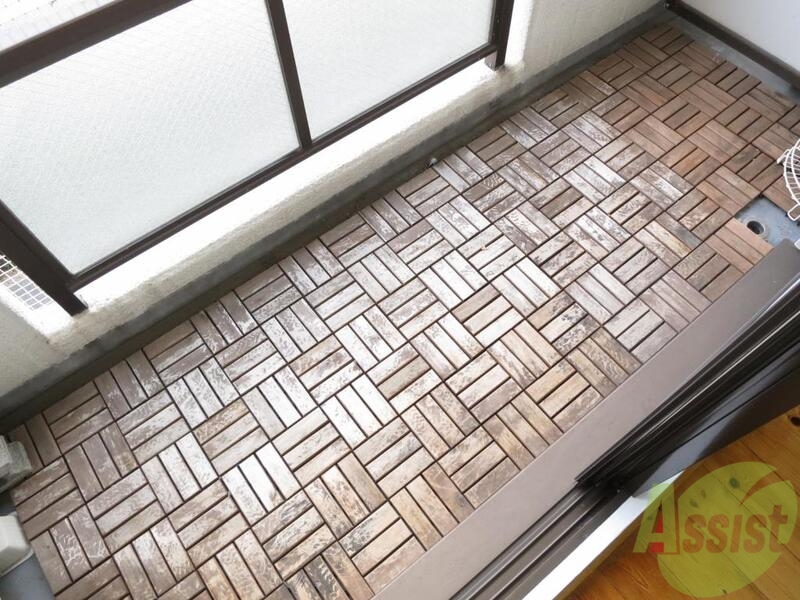 バルコニー　天気のいい日は気持ちが良いですよ