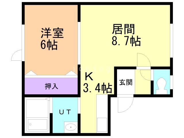 メロンハウスIIの間取り