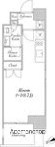 カナルフロント芝浦の間取り