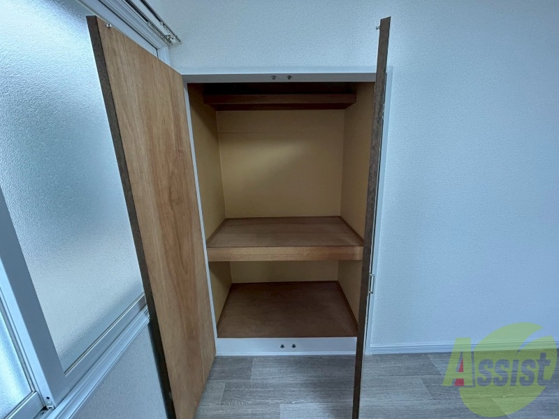 収納　収納もバッチリあるのでお部屋が片付きますよ！