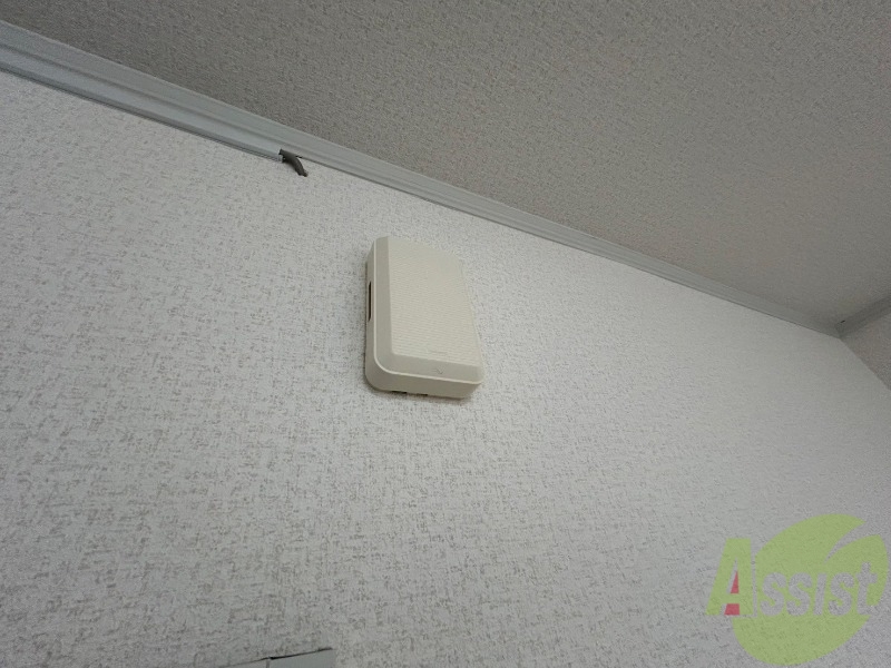 セキュリティ　来客時にはこちらのチャイムが鳴りますよ。