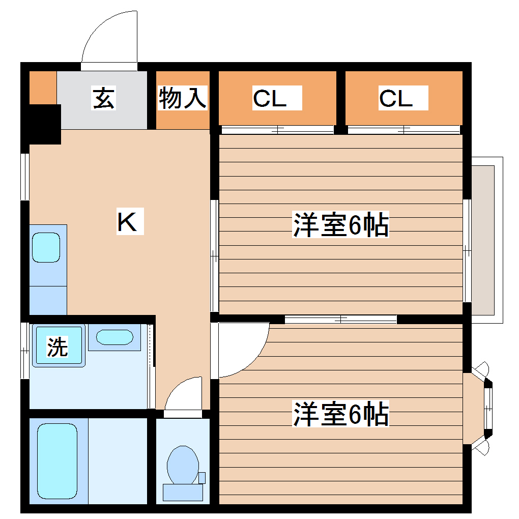 クレストサイドの間取り