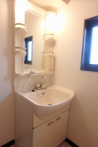 洗面設備　別系統のお部屋になります。現状を優先します。