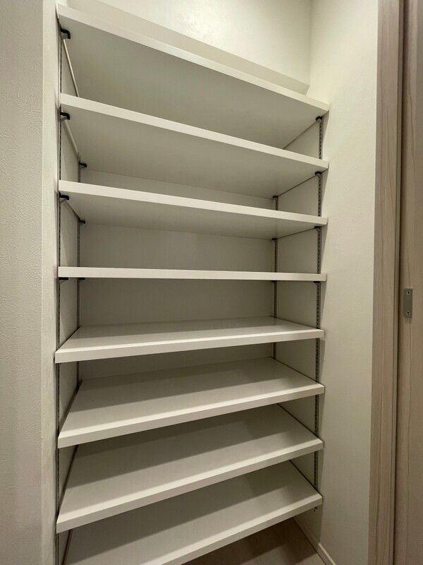 収納　写真は同タイプ住居です