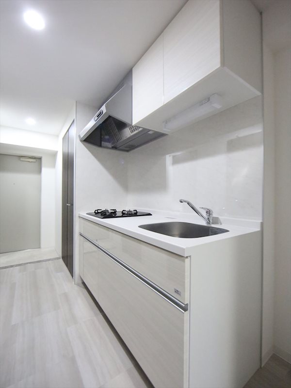 キッチン　システムキッチン（ガス2口コンロ付）