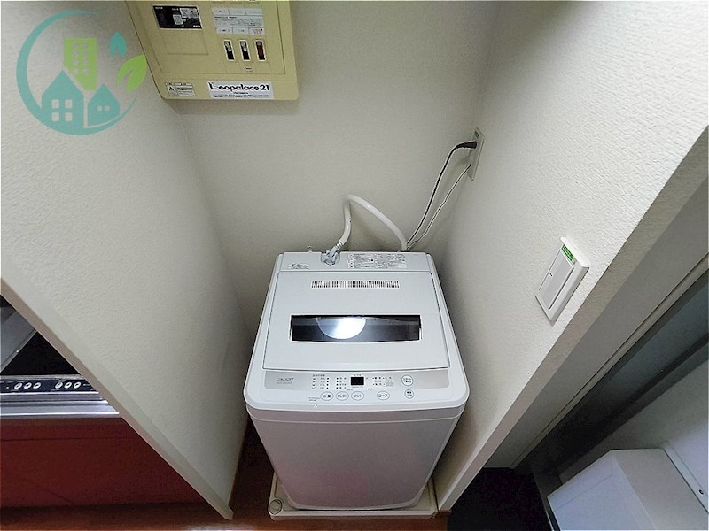 洗面設備　レオパレス香蘭（家具・家電付、仲介手数料不要）