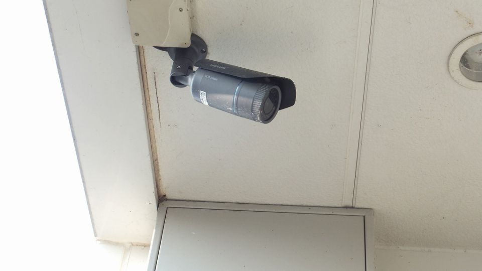 セキュリティ　防犯カメラ付き