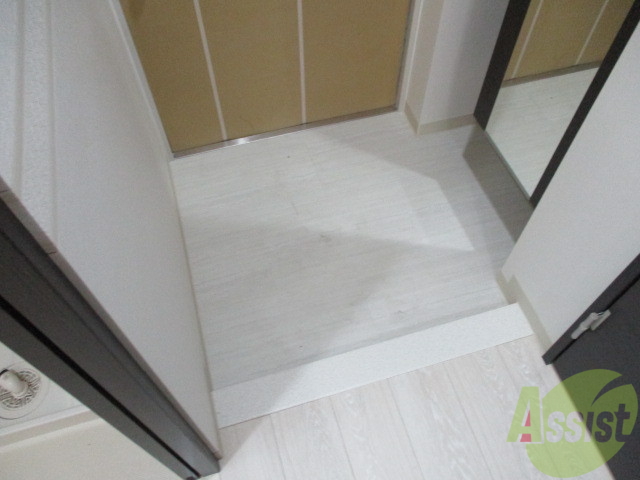 玄関　広々していますね。