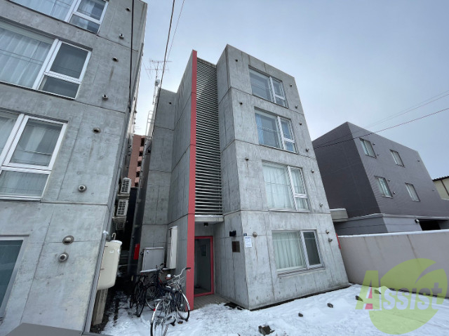 建物外観　札幌市中央区南６条西「エスパスルージュ」