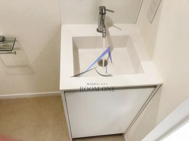 洗面設備　洗面台です。