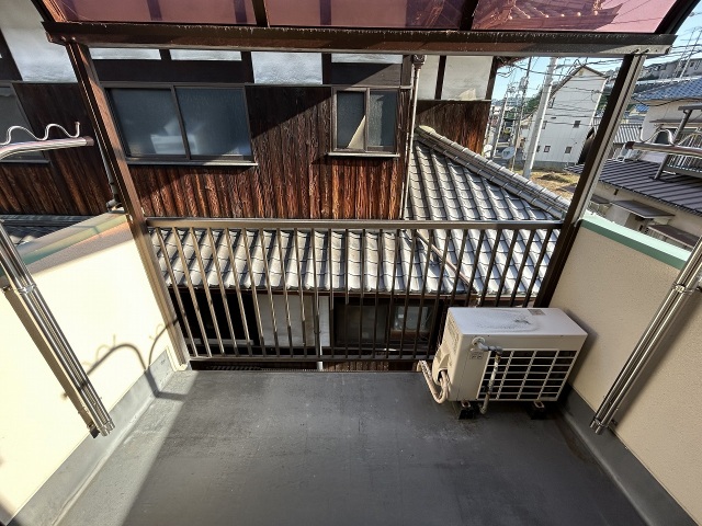 バルコニー　広々としたバルコニーです