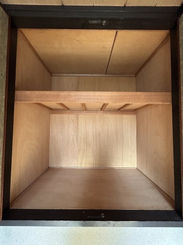 収納　収納のためのスペースです